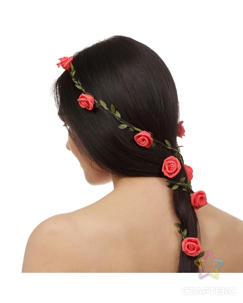 Декор для волос, вплетаемый "Розы" арт. СМЛ-5211-1-СМЛ2541307