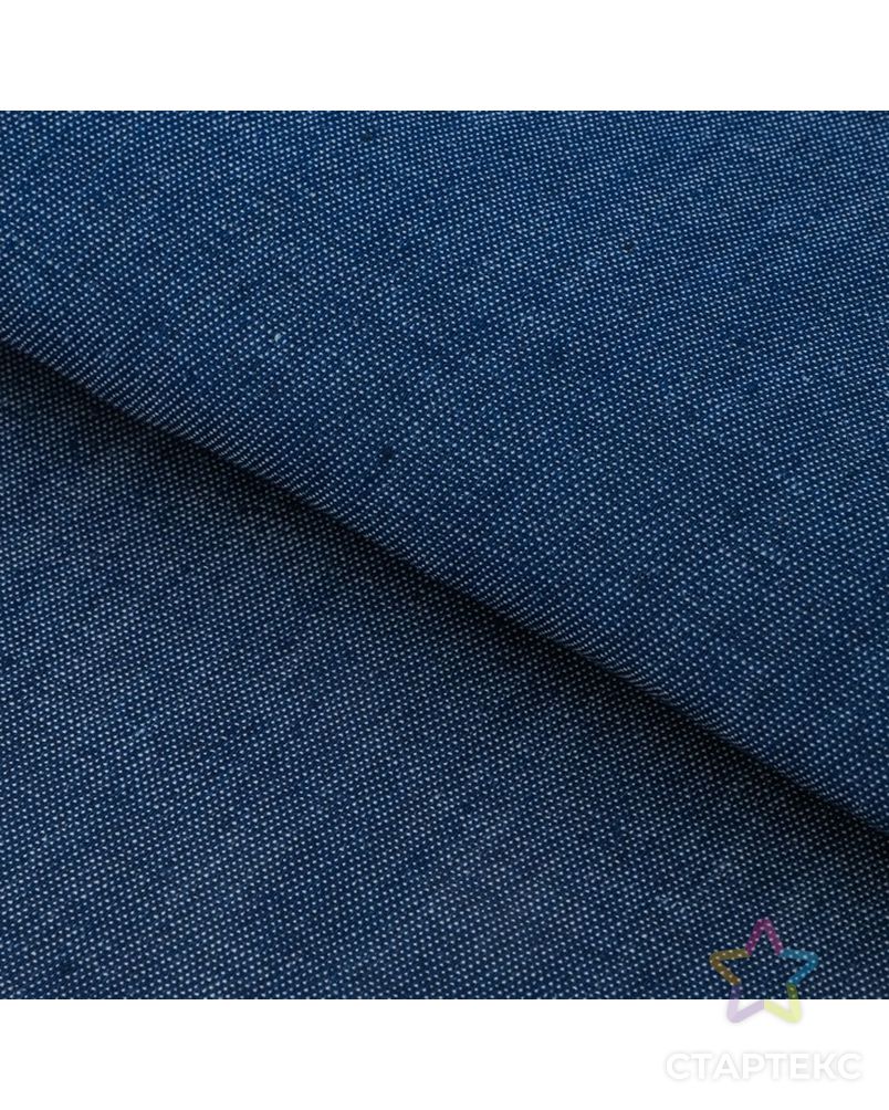 Ткань для пэчворка мягкая джинса синяя, 47 х 50 см арт. СМЛ-5220-1-СМЛ2541616 2