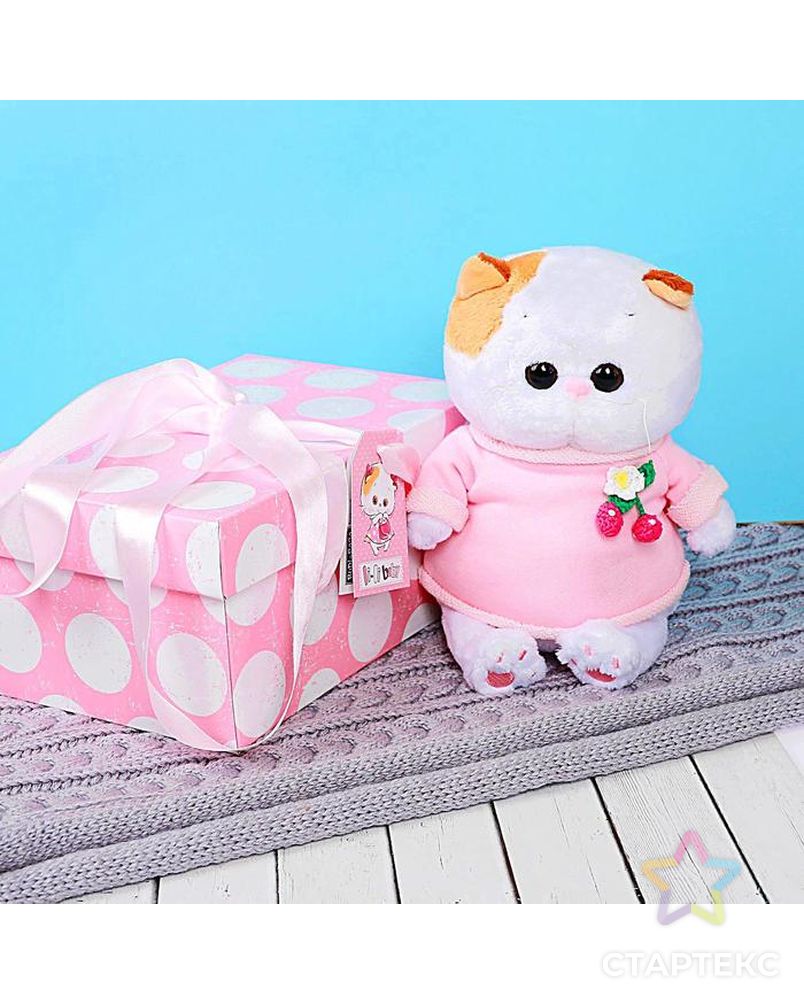 Мягкая игрушка «Кошечка Ли-Ли BABY», в толстовке, 20 см арт. СМЛ-47466-1-СМЛ0002556360 1