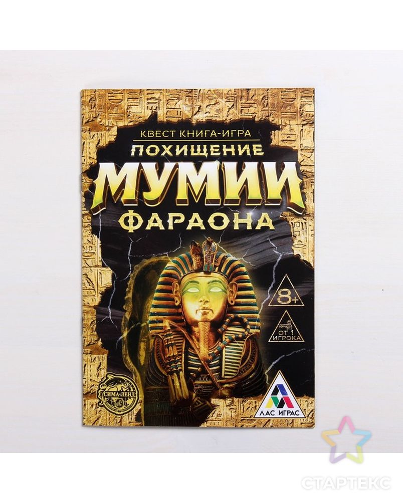 Квест книга игра «Похищение мумии Фараона» арт. СМЛ-47742-1-СМЛ0002578109 1