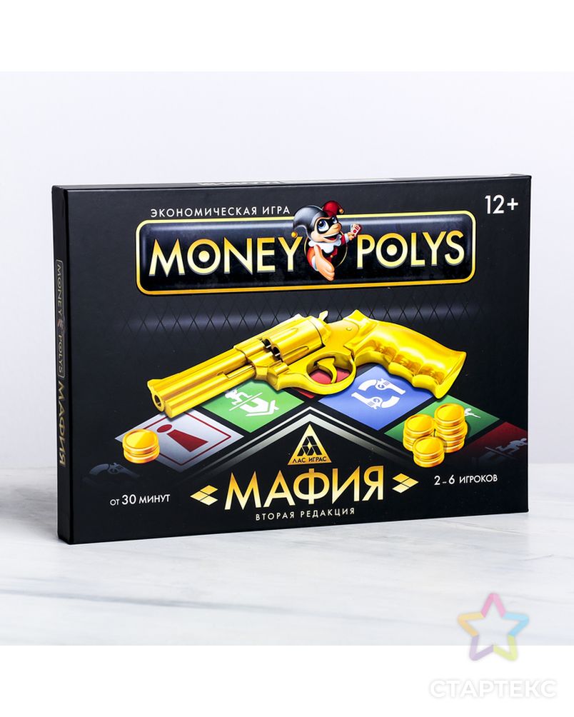 Настольная экономическая игра «MONEY POLYS. Мафия» арт. СМЛ-84858-1-СМЛ0002586839 1