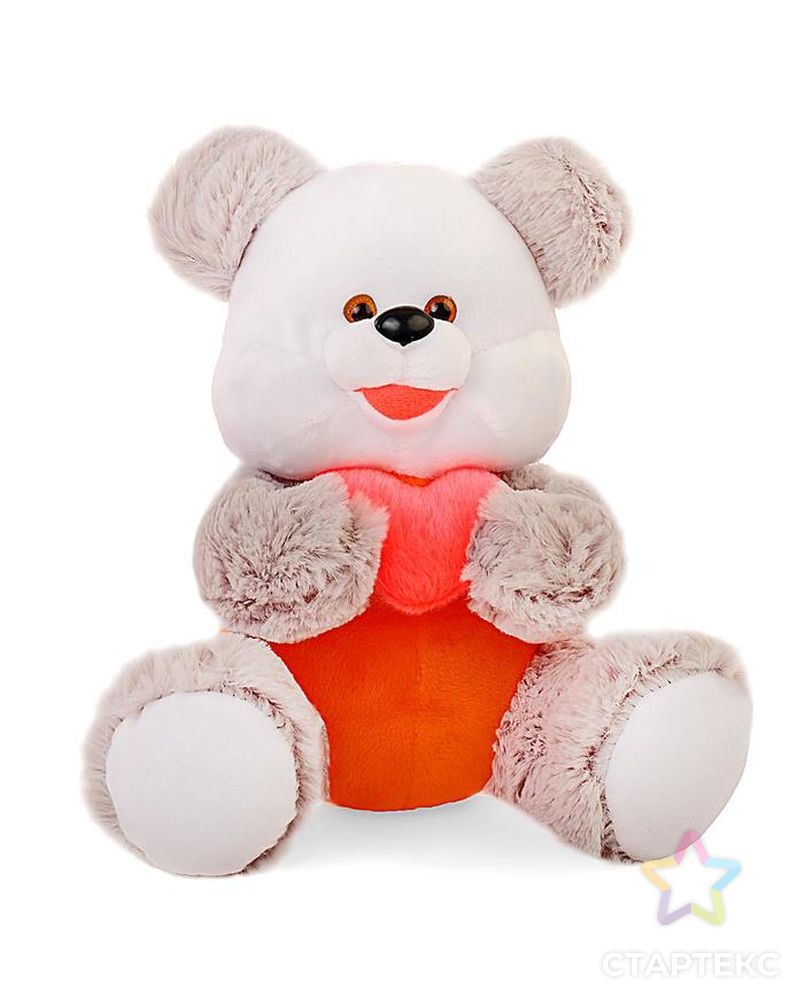 Мягкая игрушка «Медведь», с сердцем, МИКС арт. СМЛ-47618-1-СМЛ0002586998