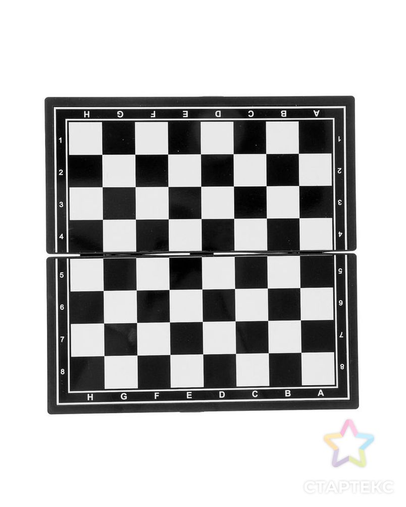 Игра настольная магнитная "Шахматы", чёрно-белые, в коробке, 24.5х24.5 см арт. СМЛ-50337-1-СМЛ0002590516 5