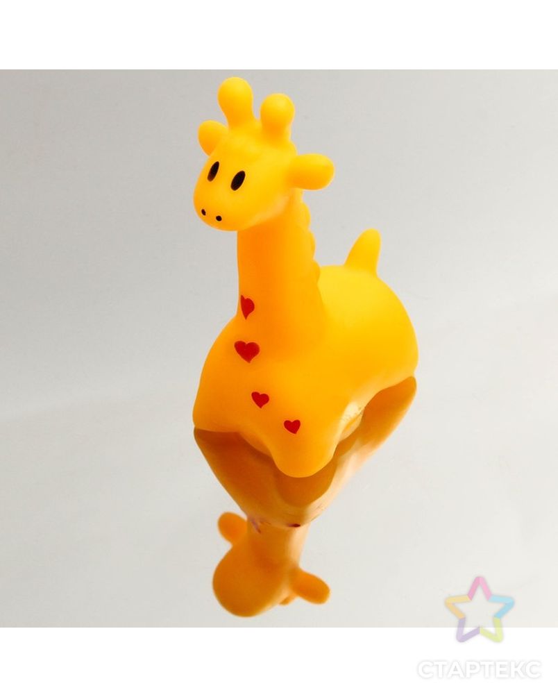 Игрушка для ванны «Жирафик», цвет МИКС арт. СМЛ-143599-1-СМЛ0002593761 1