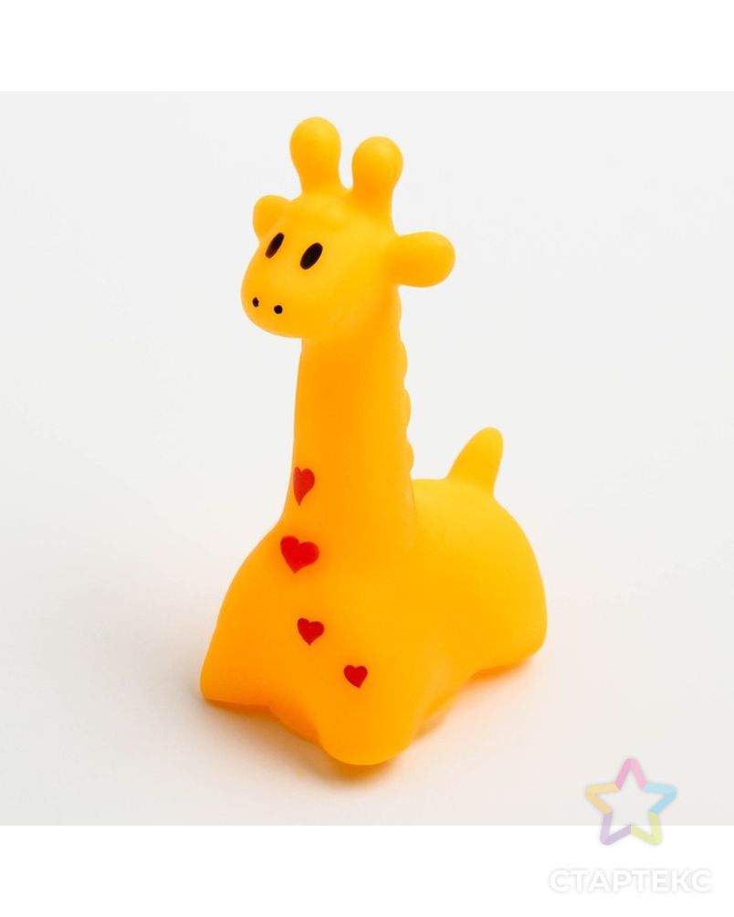 Игрушка для ванны «Жирафик», цвет МИКС арт. СМЛ-143599-1-СМЛ0002593761 2