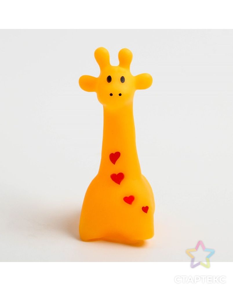 Игрушка для ванны «Жирафик», цвет МИКС арт. СМЛ-143599-1-СМЛ0002593761 4