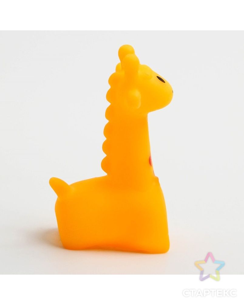 Игрушка для ванны «Жирафик», цвет МИКС арт. СМЛ-143599-1-СМЛ0002593761 5