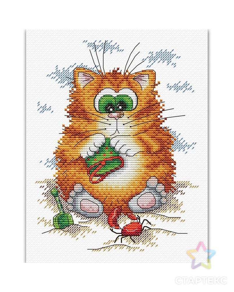 Набор для вышивания "Кот на пляже" арт. СМЛ-203913-1-СМЛ0002594827 1
