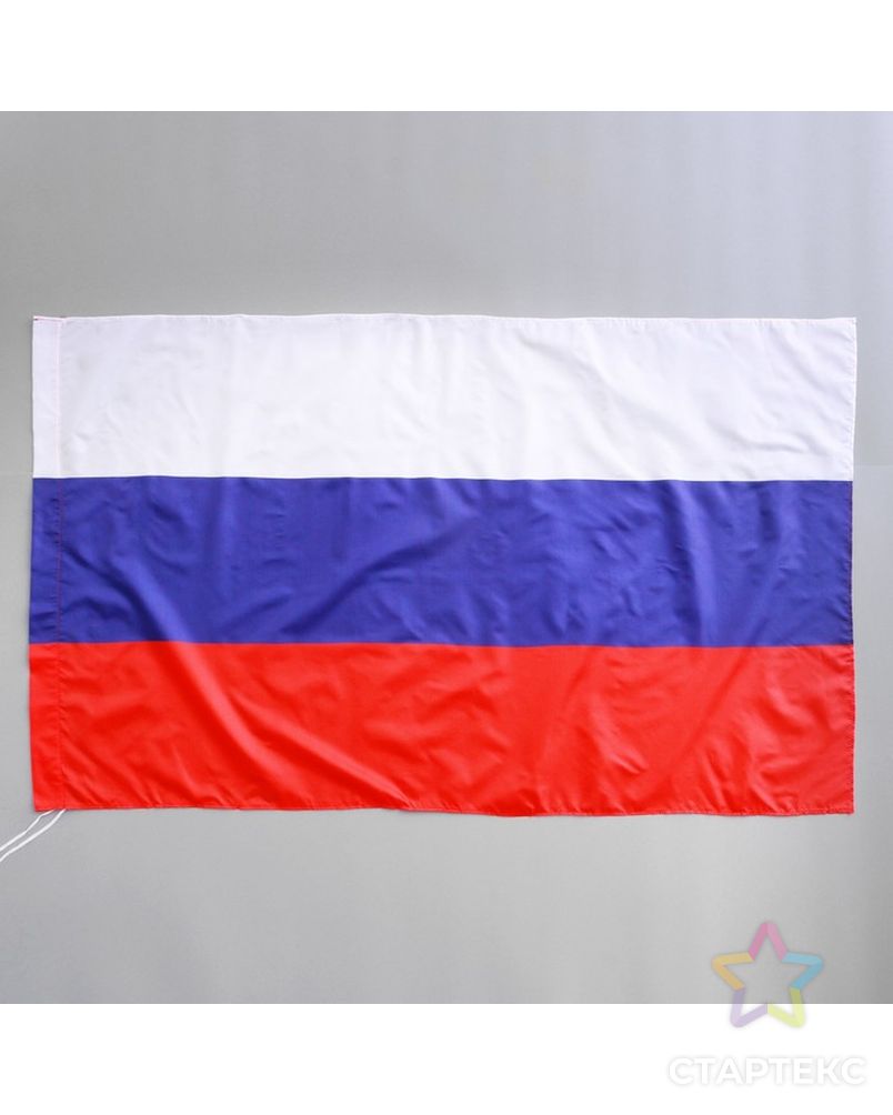 Флаг России 90х145 см, полиэстер арт. СМЛ-44810-1-СМЛ0000261023 1