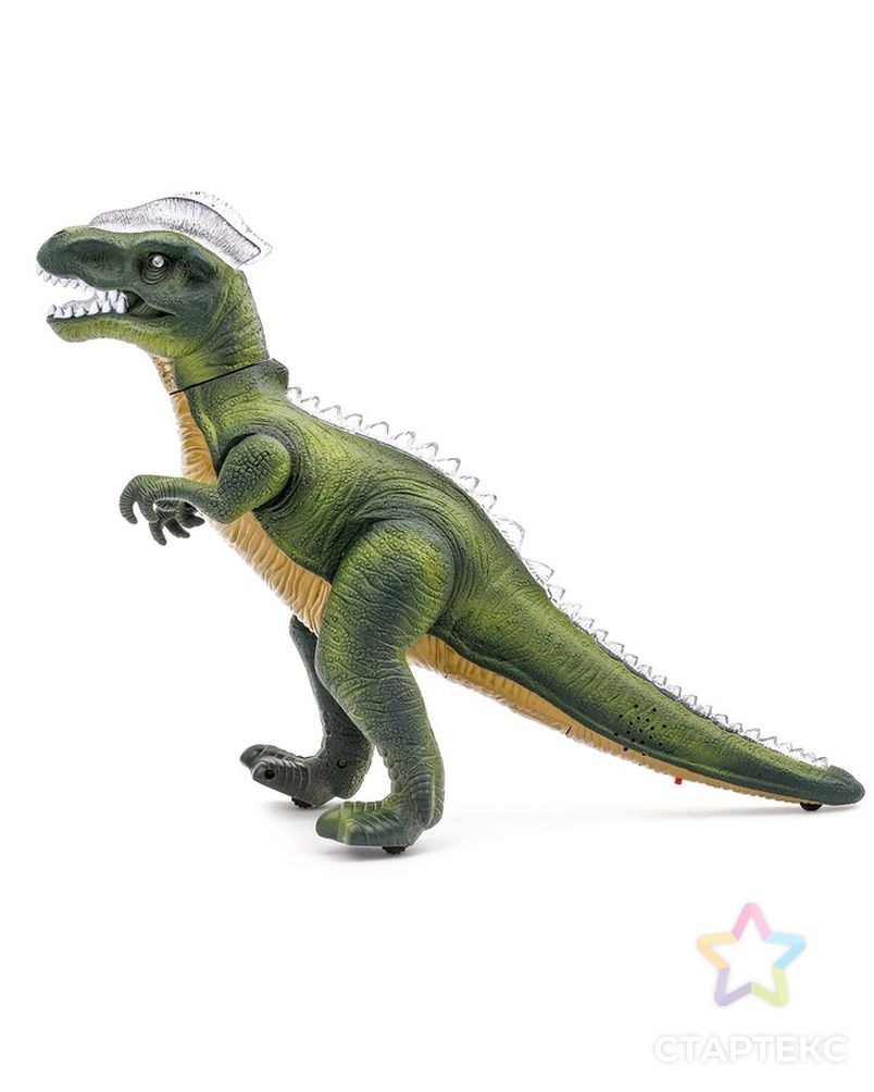 Динозавр радиоуправляемый T-Rex, световые и звуковые эффекты, работает от батареек арт. СМЛ-51050-1-СМЛ0002611575 2