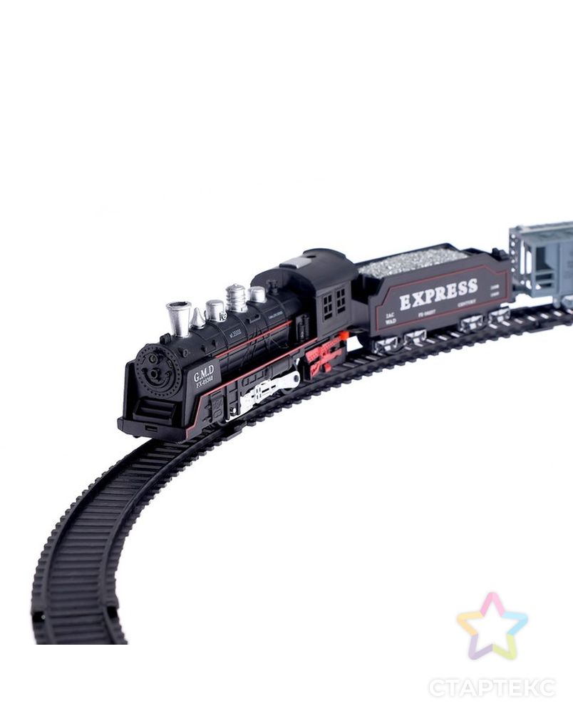 Железная дорога «Грузовой состав», свет и звук, работает от батареек арт. СМЛ-50422-1-СМЛ0002612239 2