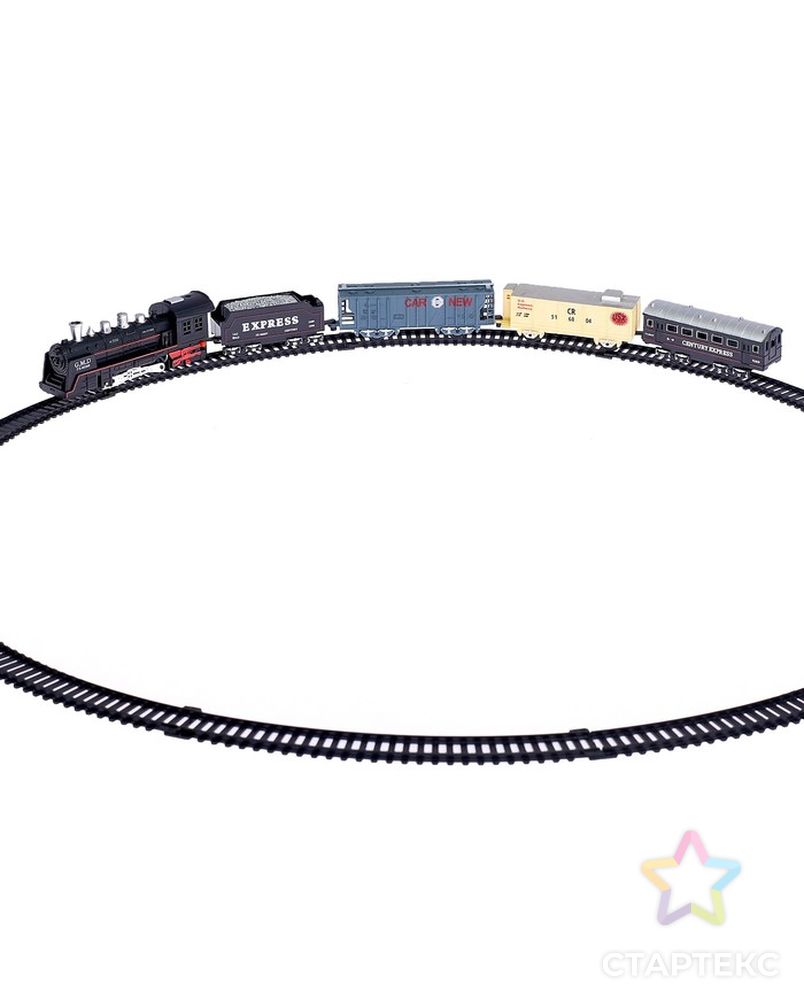 Железная дорога «Грузовой состав», свет и звук, работает от батареек арт. СМЛ-50422-1-СМЛ0002612239 3