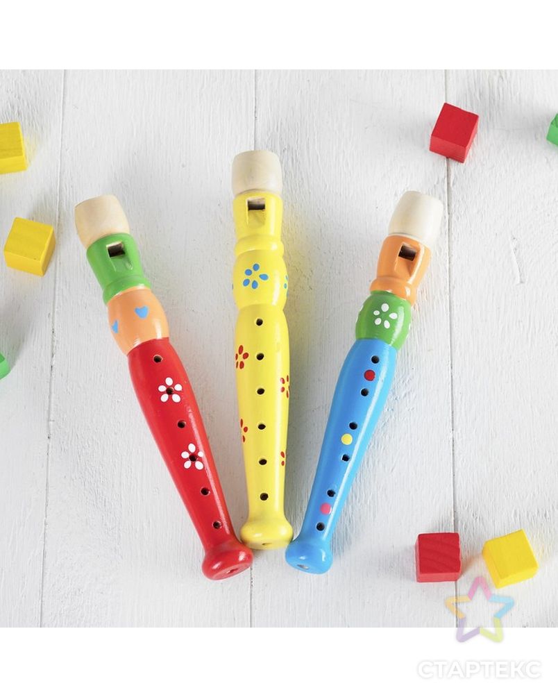 Музыкальная игрушка «Дудочка средняя», цвета МИКС арт. СМЛ-44869-1-СМЛ0000263363 2