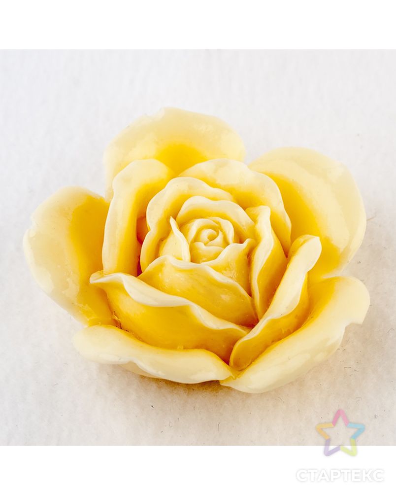 Силиконовая форма для мыла "Роза свадебная" арт. СМЛ-5370-1-СМЛ2642976