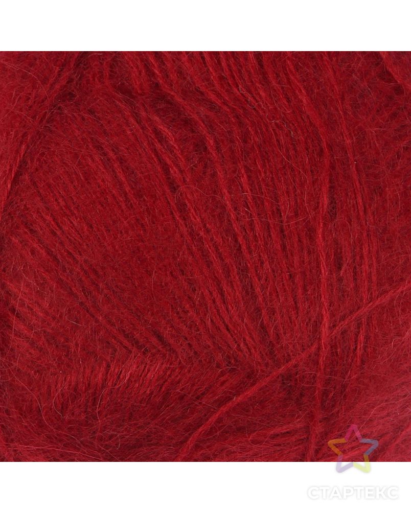 Пряжа "Angora de lux" 70% мохер, 30% акрил 520м/100гр (3027 рыжий) арт. СМЛ-20323-9-СМЛ2643448 1