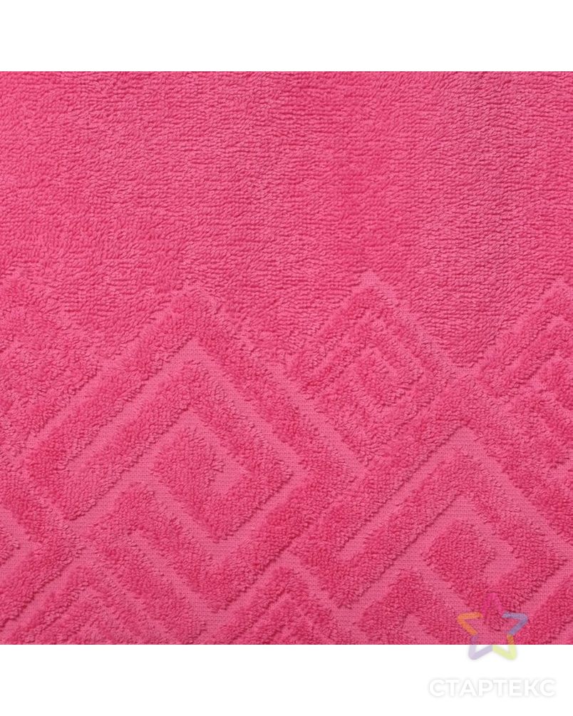 Полотенце махровое Poseidon ПЛ-3501-04000, 70х130, цв. 177 розовый, 350 г/м, 100% хл. арт. СМЛ-30826-1-СМЛ2644506 2