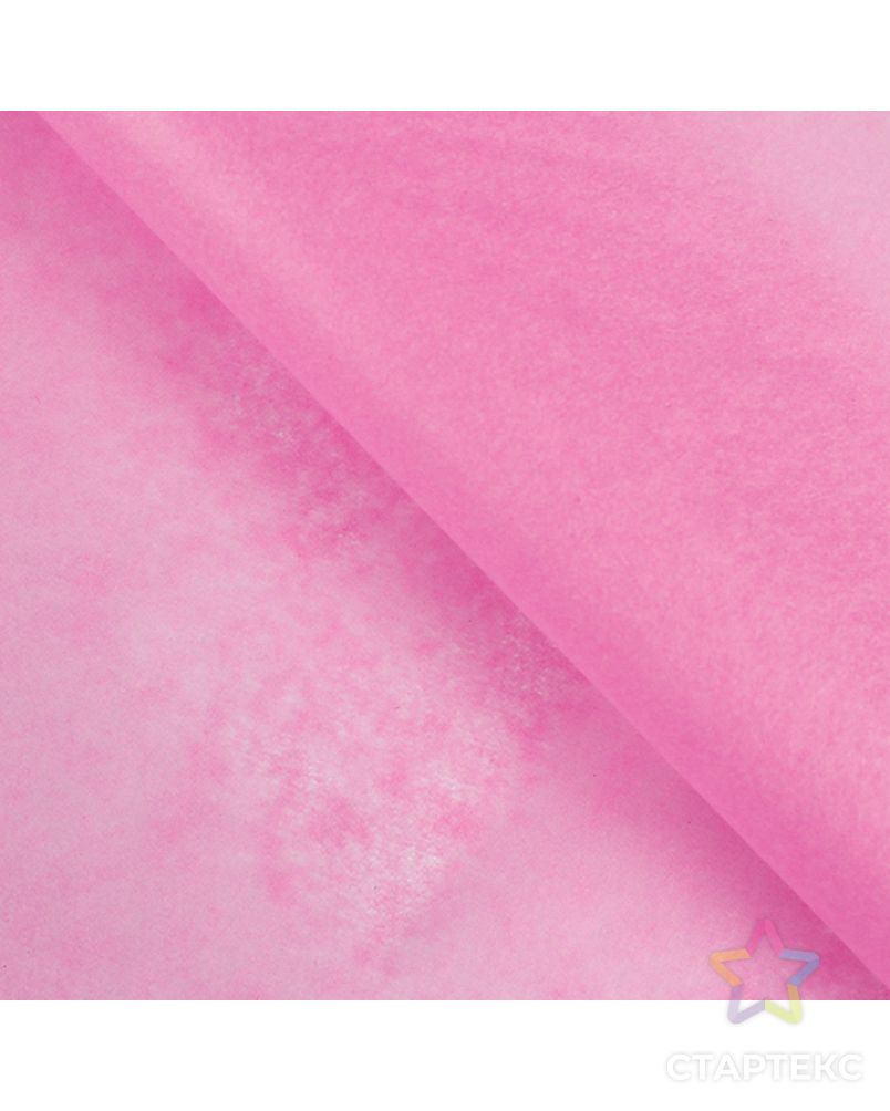 Бумага упаковочная тишью, розовый, 50 см х 66 см уп.10 листов арт. СМЛ-50286-1-СМЛ0002654608 1