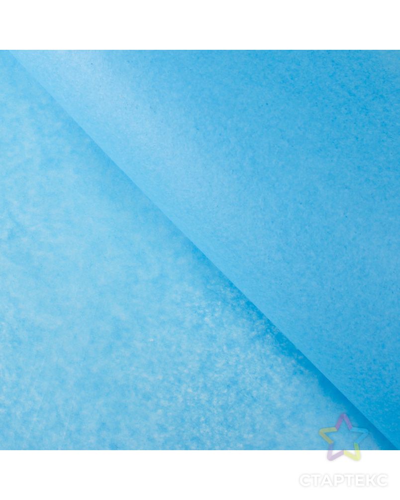 Бумага упаковочная тишью, голубой, 50 см х 66 см уп.10 листов арт. СМЛ-50294-1-СМЛ0002654618 1
