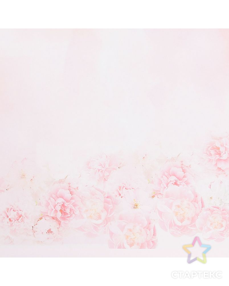 Бумага для скрапбукинга «Одеяло из роз», 30.5 × 30.5 см, 180 г/м арт. СМЛ-211827-1-СМЛ0002655789 2