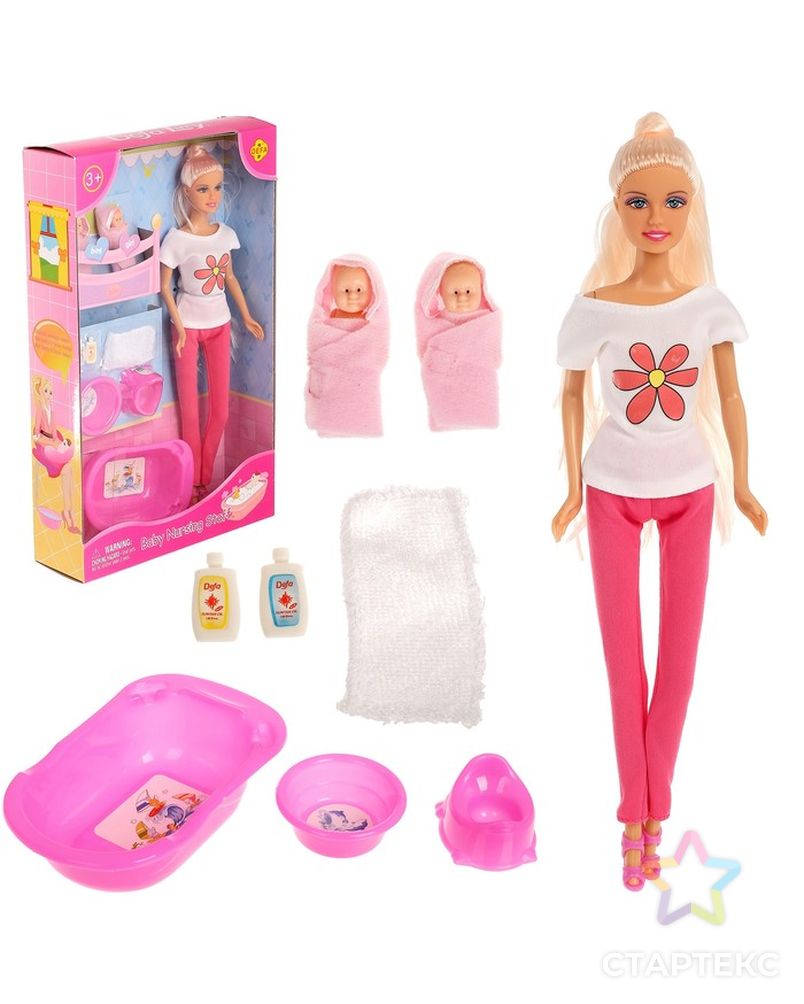 Кукла модель "Лидия" с малышами и аксессуарами, МИКС арт. СМЛ-51537-1-СМЛ0002656121 1
