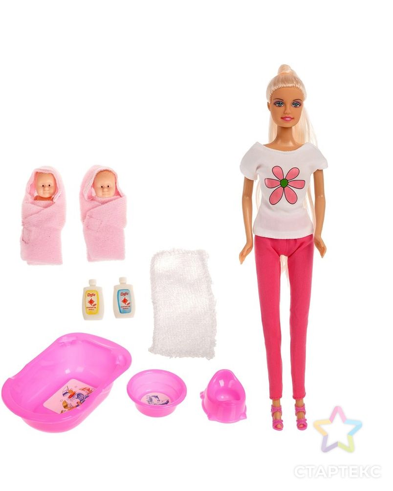 Кукла модель "Лидия" с малышами и аксессуарами, МИКС арт. СМЛ-51537-1-СМЛ0002656121 3