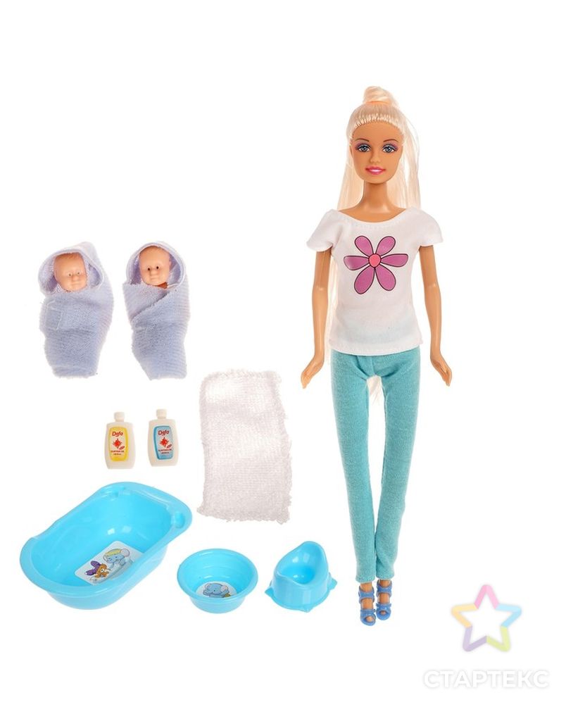 Кукла модель "Лидия" с малышами и аксессуарами, МИКС арт. СМЛ-51537-1-СМЛ0002656121 5