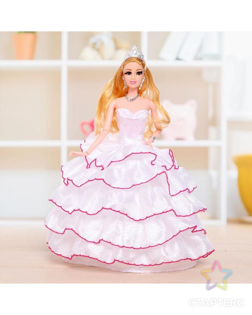 Кукла модель "Анна" шарнирная, в бальном платье, МИКС арт. СМЛ-51434-1-СМЛ0002669957 3