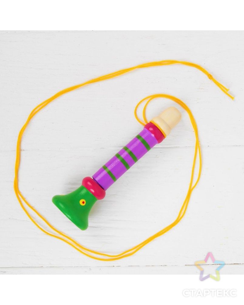 Музыкальная игрушка «Дудочка на веревочке», высокая, цвета МИКС арт. СМЛ-106336-1-СМЛ0000267259 4