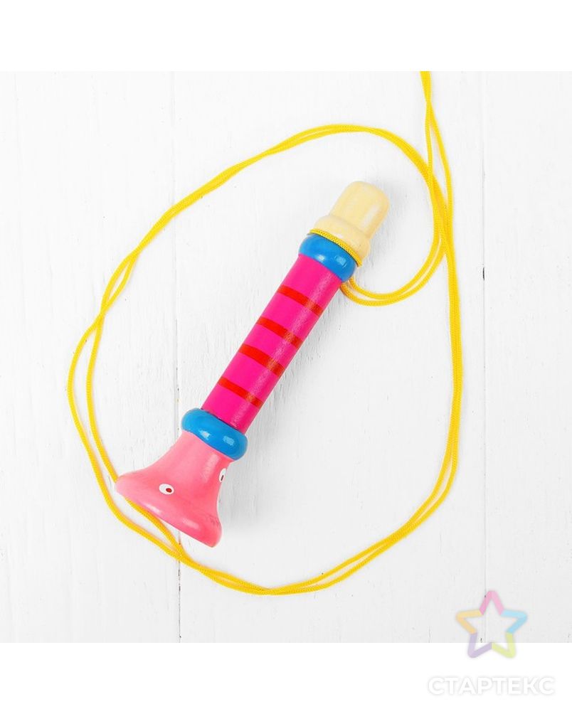 Музыкальная игрушка «Дудочка на веревочке», высокая, цвета МИКС арт. СМЛ-106336-1-СМЛ0000267259 8