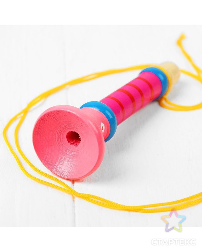 Музыкальная игрушка «Дудочка на веревочке», высокая, цвета МИКС арт. СМЛ-106336-1-СМЛ0000267259 9