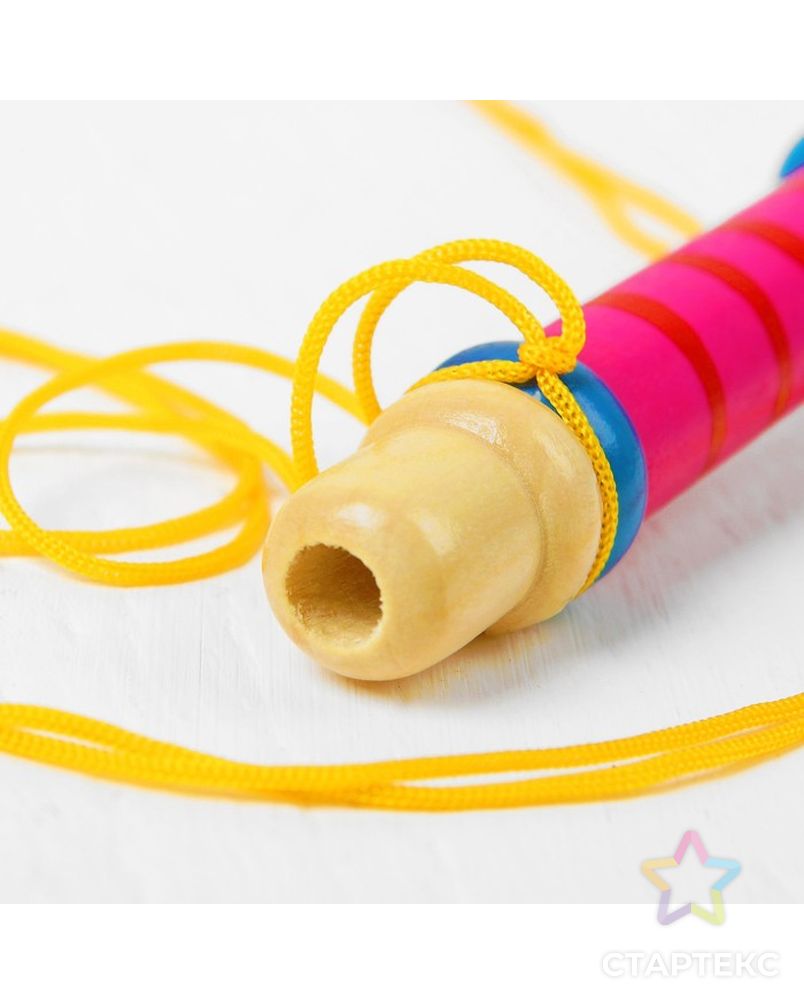 Музыкальная игрушка «Дудочка на веревочке», высокая, цвета МИКС арт. СМЛ-106336-1-СМЛ0000267259 10