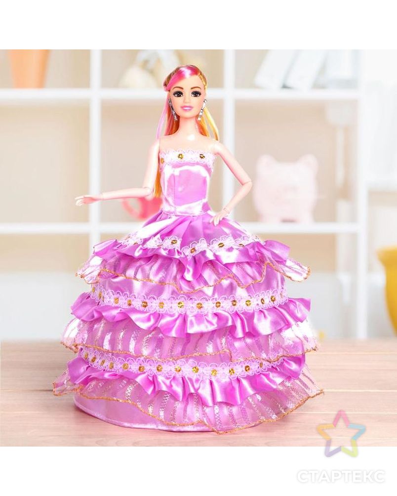 Кукла модель шарнирная «Анна» в пышном платье, МИКС арт. СМЛ-52185-1-СМЛ0002677593 1