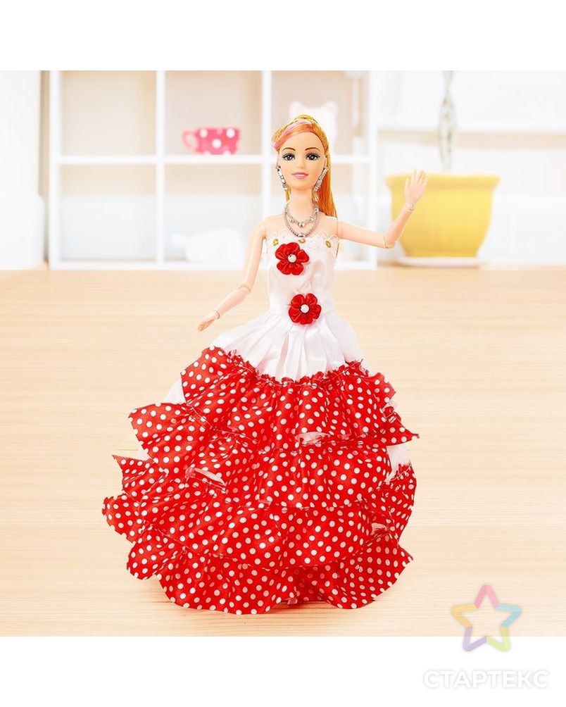 Кукла модель шарнирная «Анна» в пышном платье, МИКС арт. СМЛ-52185-1-СМЛ0002677593 6