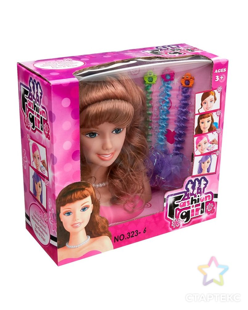 Кукла-манекен для создания причёсок "Модница" с аксессуарами арт. СМЛ-50936-1-СМЛ0002683129 3
