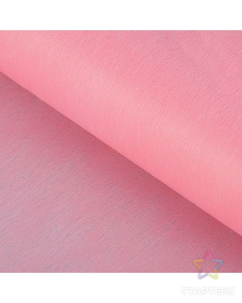 Фетр однотонный, розовый, 0,5 x 20 м арт. СМЛ-48574-1-СМЛ0002720923 1