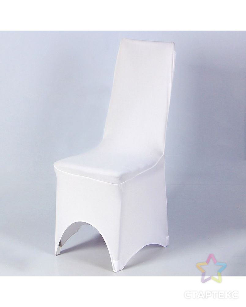 Чехол свадебный на стул, белый арт. СМЛ-5691-1-СМЛ2730275 3