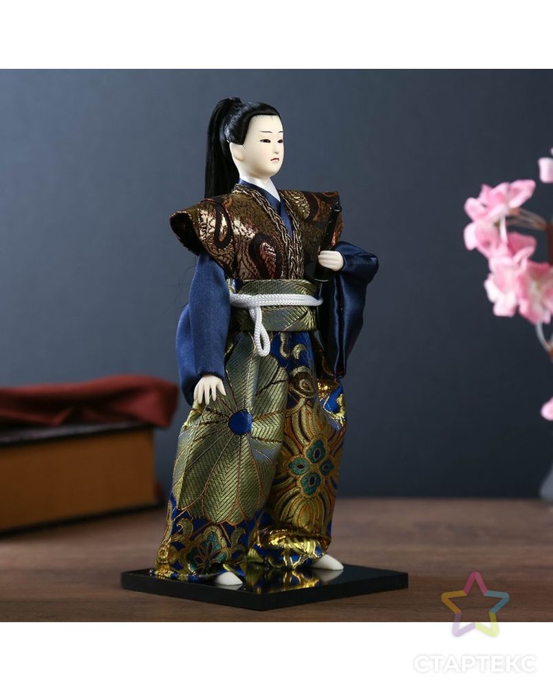 Кукла коллекционная "Самурай с мечом" 30х12,5х12,5 см арт. СМЛ-84852-1-СМЛ0002749654 2