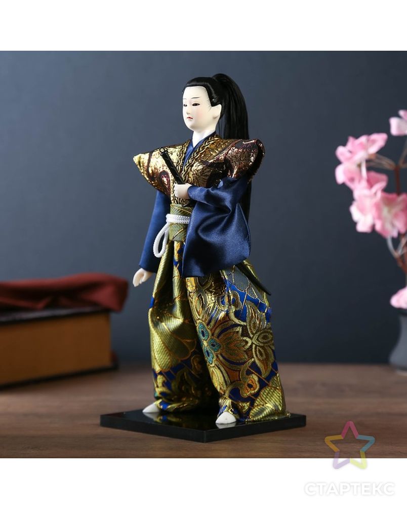 Кукла коллекционная "Самурай с мечом" 30х12,5х12,5 см арт. СМЛ-84852-1-СМЛ0002749654 3