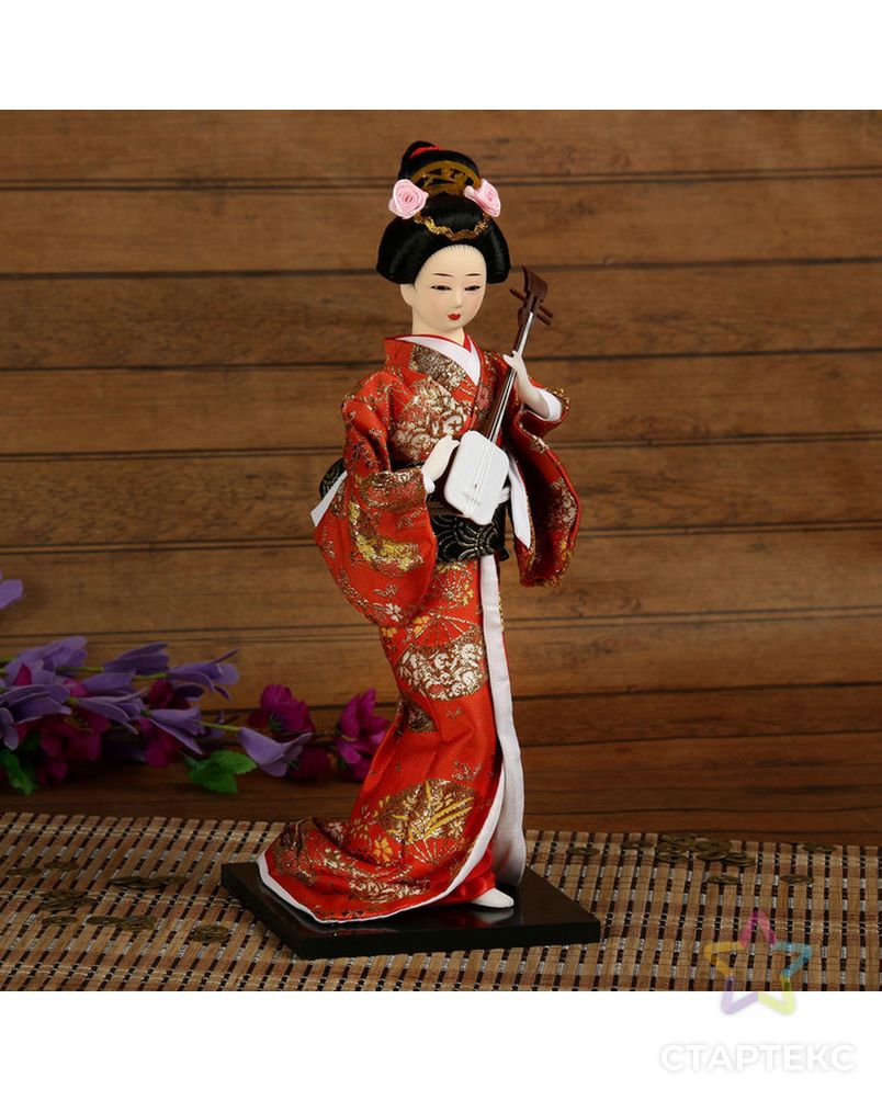 Кукла коллекционная "Китаянка в национальном платье с собакой" 32х12,5х12,5 см арт. СМЛ-96363-2-СМЛ0002749657 1