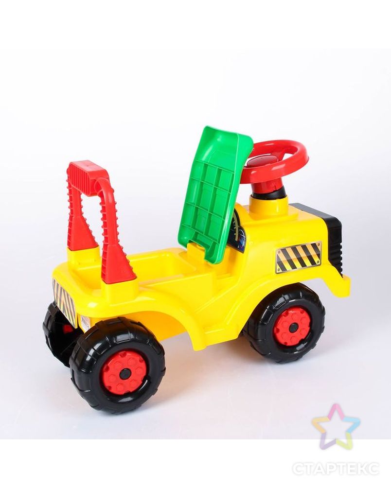 Толокар-машинка «Трактор», цвет жёлтый арт. СМЛ-98439-1-СМЛ0002753809 2