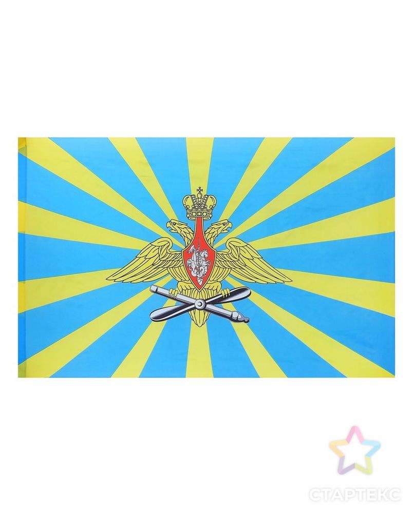 Флаг ВВС, 90х150 см, полиэстер арт. СМЛ-52807-1-СМЛ0002763516 1