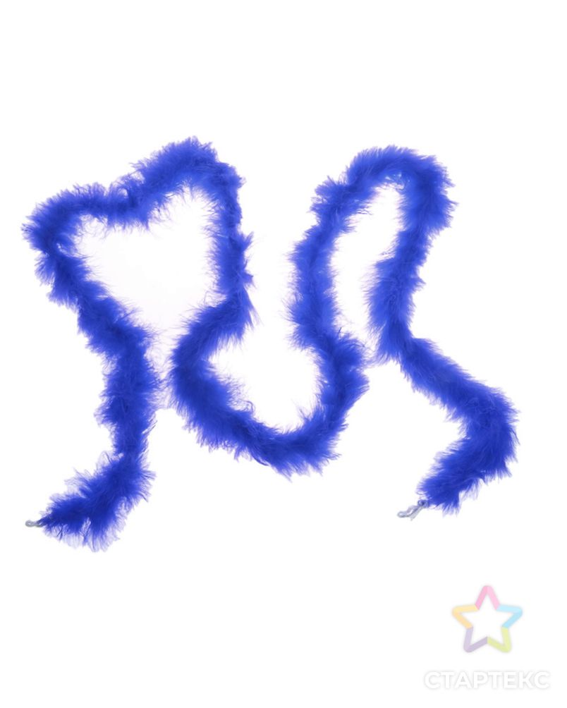 Карнавальный шарф-перо 2 м, 18 г, цвет голубой арт. СМЛ-100740-2-СМЛ0002786168 1