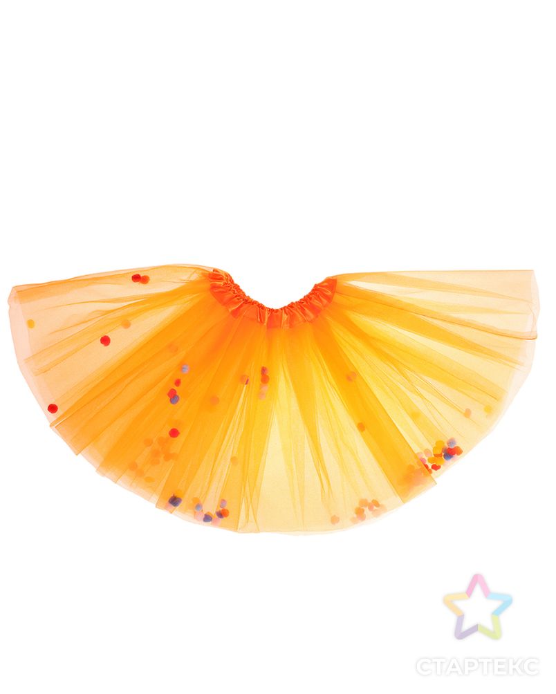 Карнавальная юбка «Шарики», цвет оранжевый арт. СМЛ-98208-1-СМЛ0002786183 1