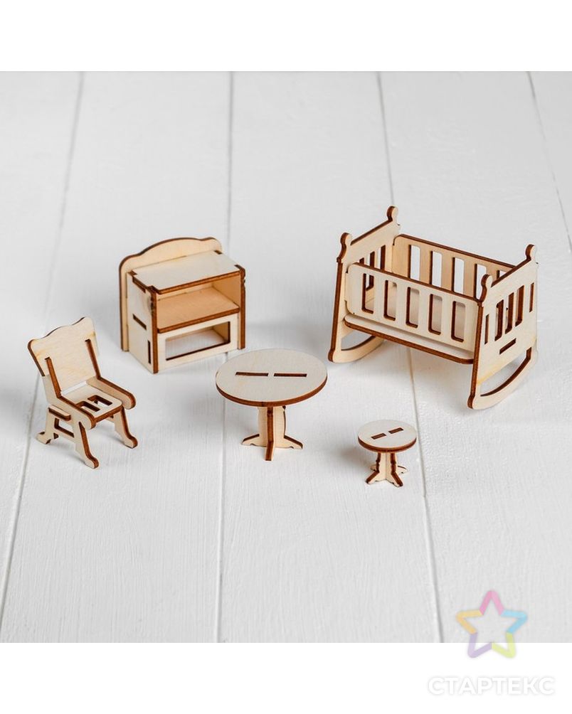 Конструктор «Детская» набор мебели арт. СМЛ-50022-1-СМЛ0002786921 1