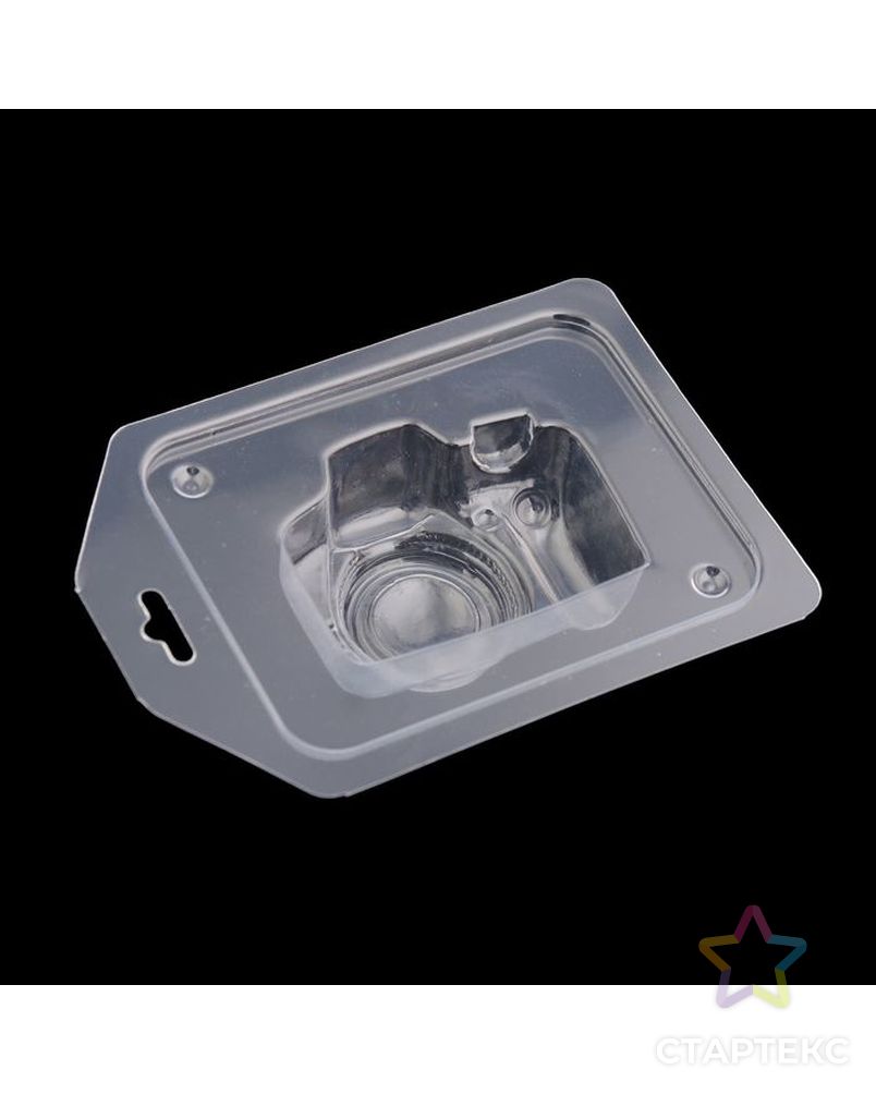 Пластиковая форма для мыла "Фотоаппарат" 7,5х5,5 см арт. СМЛ-126283-1-СМЛ0002787256