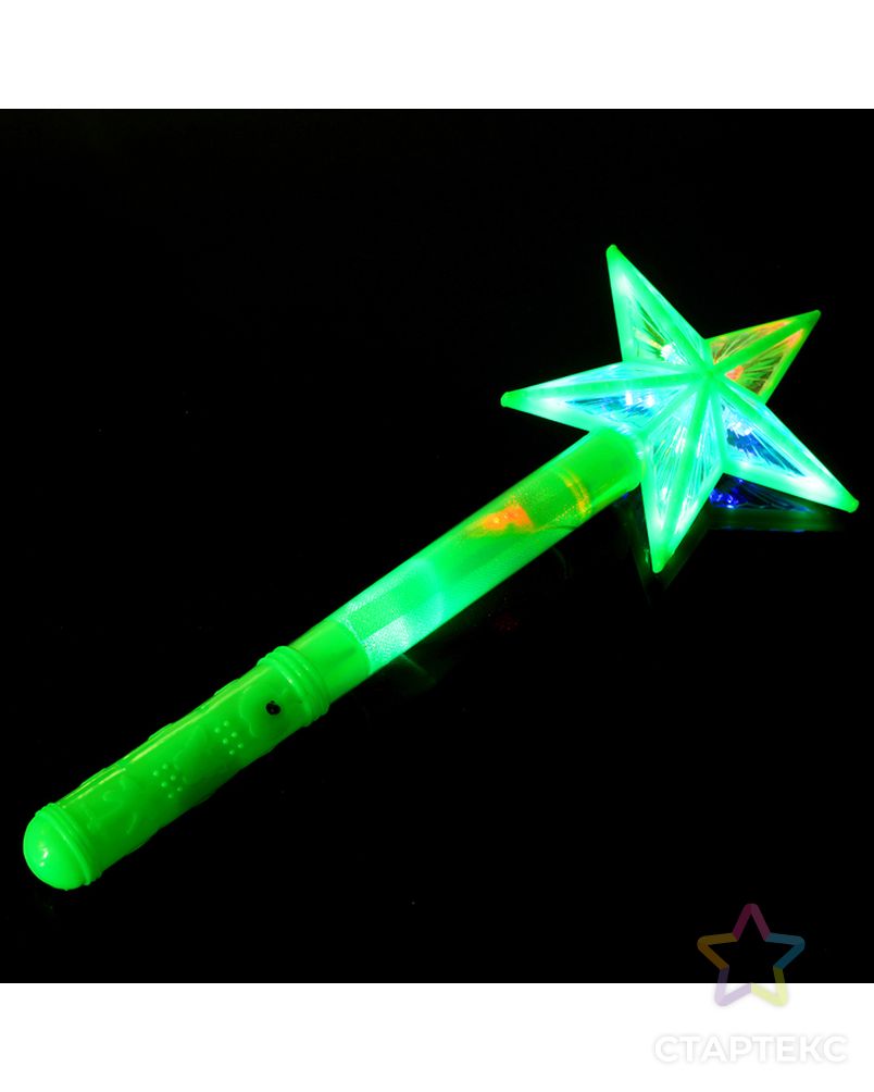 Палочка световая «Звёздочка», цвет зелёный арт. СМЛ-100695-1-СМЛ0002807370 2