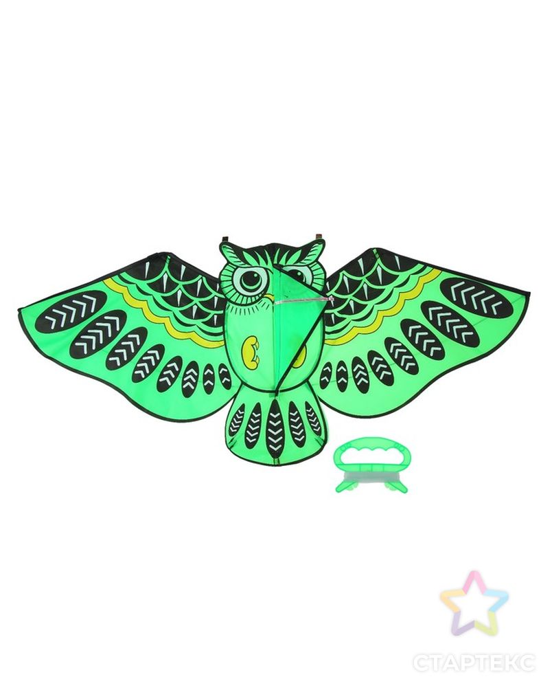 Воздушный змей «Сова», с леской, цвета МИКС арт. СМЛ-100700-2-СМЛ0002807447 4