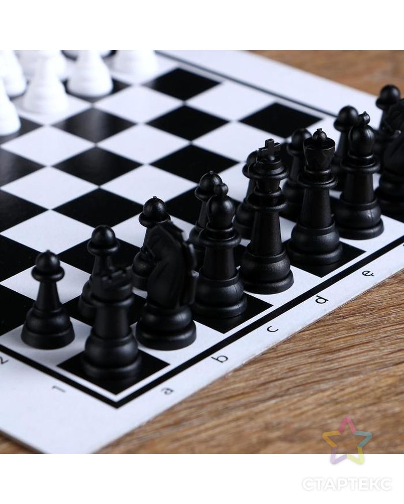 Настольная игра 3 в 1 "Надо думать": шашки, шахматы, нарды арт. СМЛ-50155-1-СМЛ0002821381 3