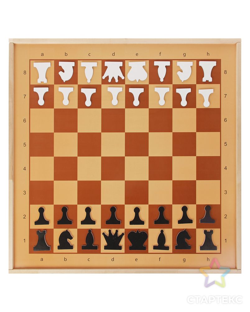 Демонстрационные шахматы магнитные (игровое поле 70х70 см, фигуры полимер, король h=6.3 см) арт. СМЛ-50167-1-СМЛ0002821423 1