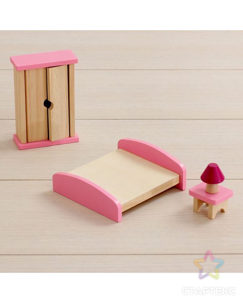 Кукольный домик "Розовое волшебство", с мебелью арт. СМЛ-52648-1-СМЛ0002826498 10